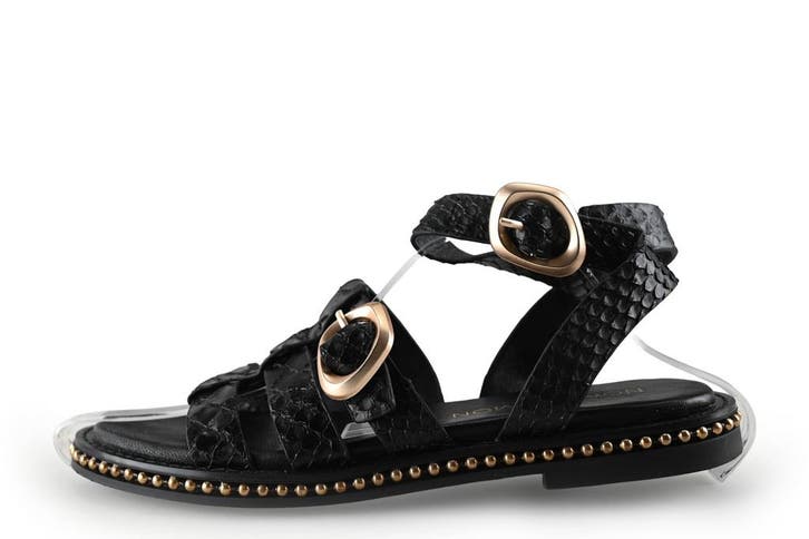 Noa Harmon Sandalen in maat 38 Zwart, Kleding | Dames, Schoenen, Zwart, Zo goed als nieuw, Sandalen of Muiltjes, Verzenden
