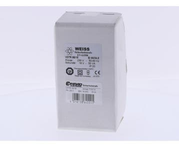 Weiss VSTR 55/18 Sicherheitstrafo 230V / 18V AC 55VA 3,06..., Overige merken, Wisselstroom, Overige typen, Ophalen of Verzenden