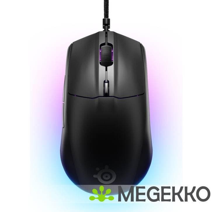 Steelseries Rival 3 Gen 2 Zwart Gaming Muis, Computers en Software, Overige Computers en Software, Nieuw, Verzenden