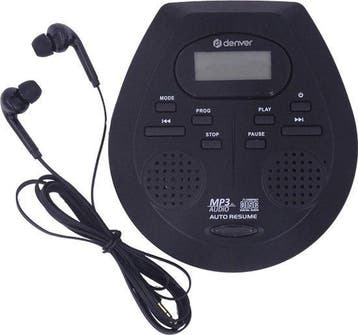 2dekans | Denver Discman - Draagbare CD & MP3 speler - Anti, Ophalen of Verzenden, Nieuw