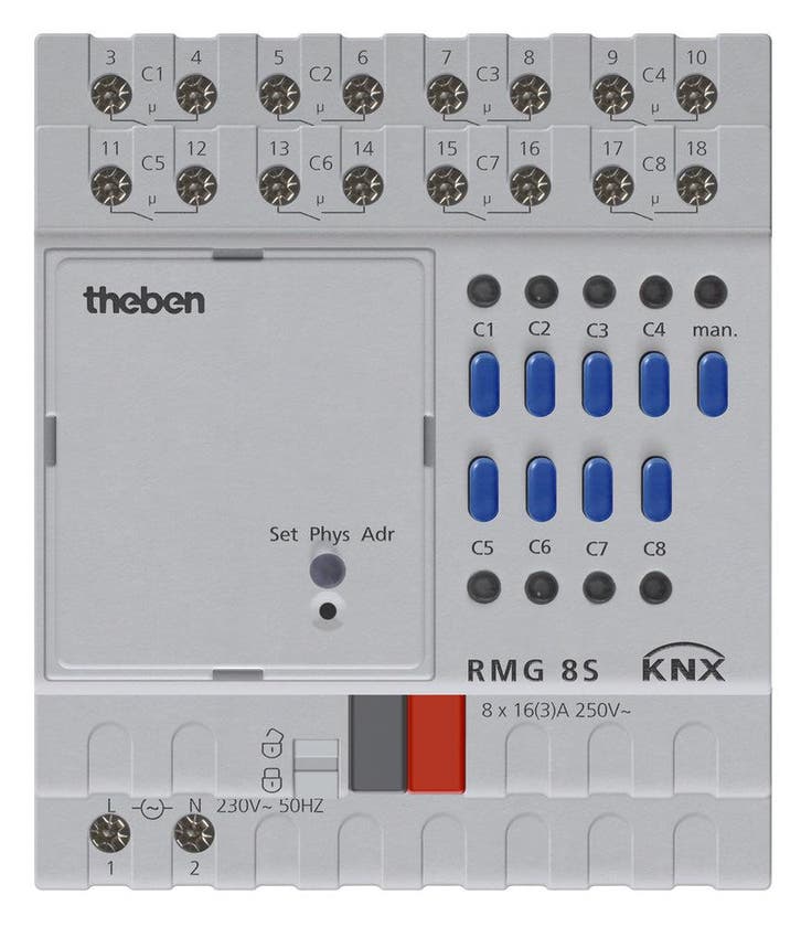 Theben RMG Bus-schakelactor - 4930220, Doe-het-zelf en Bouw, Elektriciteit en Kabels, Verzenden