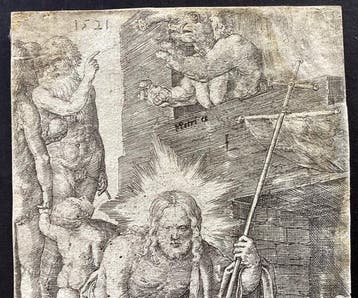 Lucas Van Leyden (1494-1533) - Cristo nel Limbo - originale