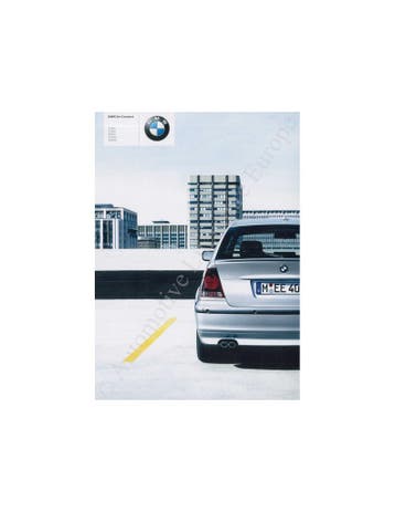 2003 BMW 3 SERIE COMPACT BROCHURE DUITS, Ophalen of Verzenden, Nieuw