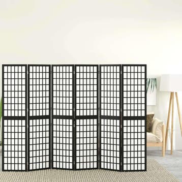 vidaXL Kamerscherm inklapbaar 6 panelen Japanse stijl, Verzenden