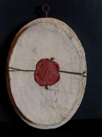 Reliekhouder - Hout, Glas, Textiel, Papier - 1850-1900 - Het