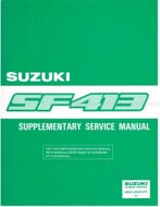 1991 SUZUKI SWIFT (SUPPLEMENT) WERKPLAATSHANDBOEK ENGELS