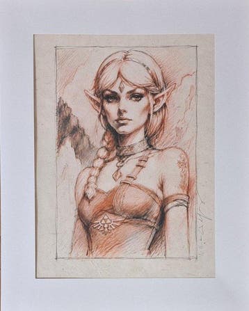 Emma Wildfang - Zelda - Series -Icons on Paper, Nieuw