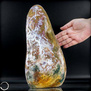Ocean Jasper vrije vorm met natuurlijke druse – uniek