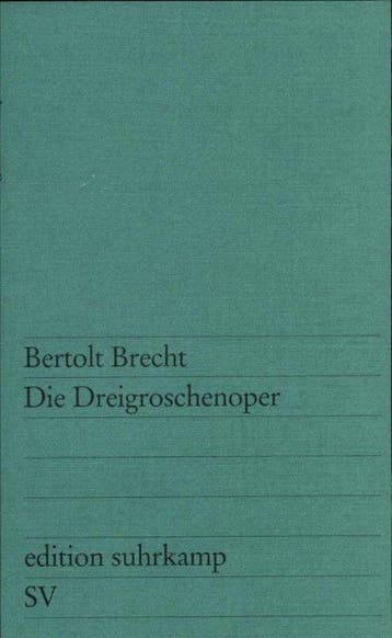 Die Dreigroschenoper - Brecht, Boeken, Verzenden, Nieuw