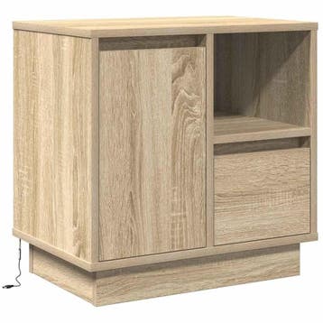 Nachtkastjes LED | Tweede kansje | OP = OP, Huis en Inrichting, Minder dan 45 cm, Verzenden, Zo goed als nieuw, Minder dan 55 cm