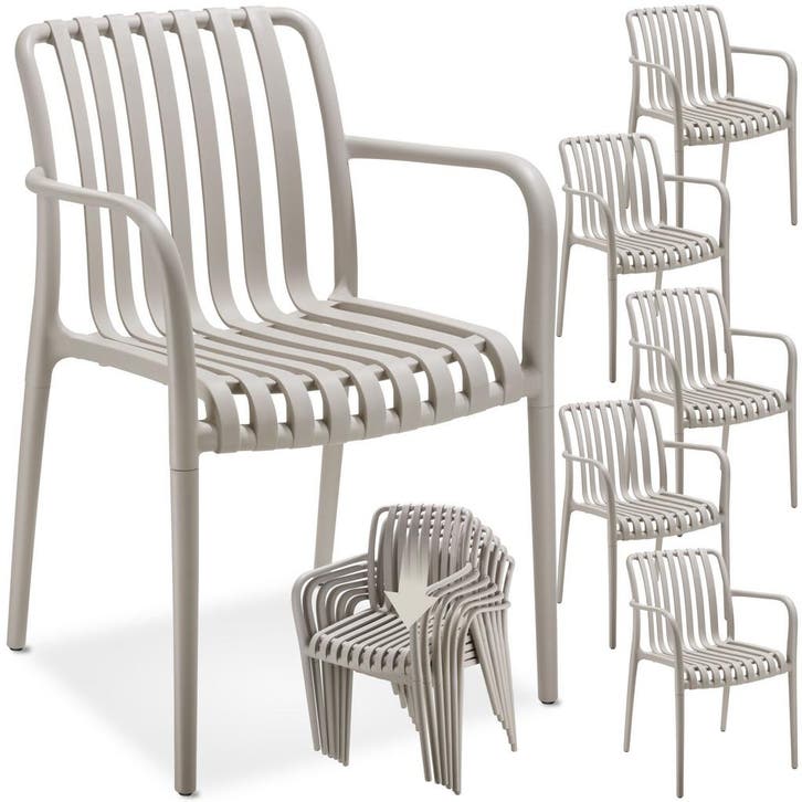 Tuinstoelen Alcudia, weerbestendig, stapelbaar, Tuin en Terras, Overige Tuin en Terras, Verzenden