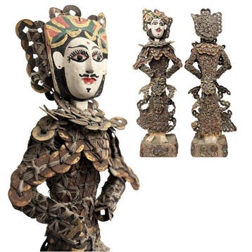 Bali Coin Welvaart-pop - Kepeng Statue - Indonesië