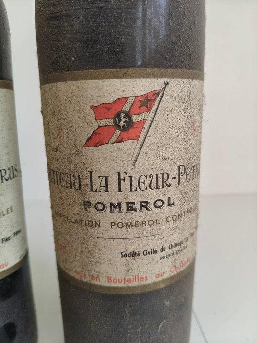 1975 Chateau La Fleur-Petrus - Pomerol - 2 Flessen (0.75, Verzamelen, Wijnen