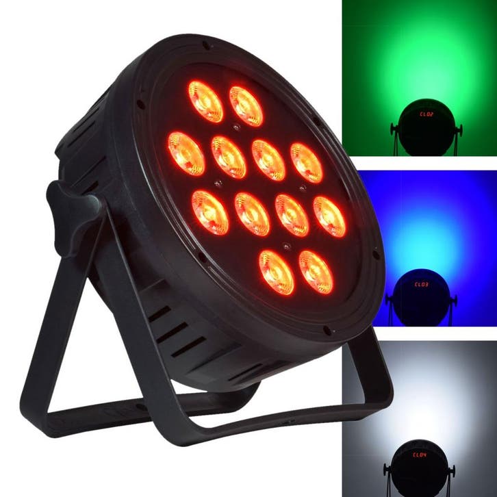 QTX PAR-186 High Power RGBWA PAR-blik Met UV, Musique & Instruments, Lumières & Lasers