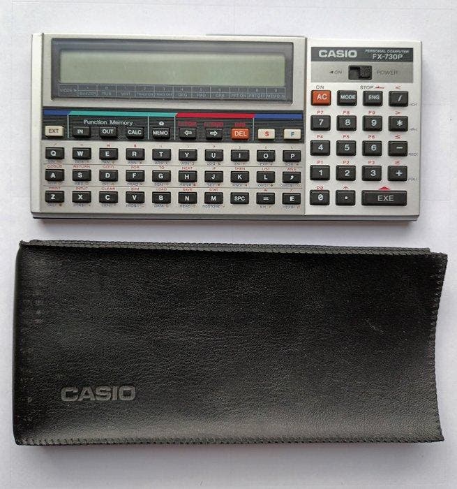 Casio - Rekenmachine - 1980-1990 - Casio FX-730P, Games en Spelcomputers, Spelcomputers | Overige Accessoires