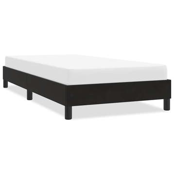 vidaXL Bedframe zonder matras 90x220 cm fluweel zwart, Huis en Inrichting, Slaapkamer | Bedden, Verzenden, Nieuw