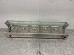 RVS Bain marie 5 x 1/2 GN 148,5 cm 230V Horeca, Ophalen of Verzenden, Nieuw in verpakking