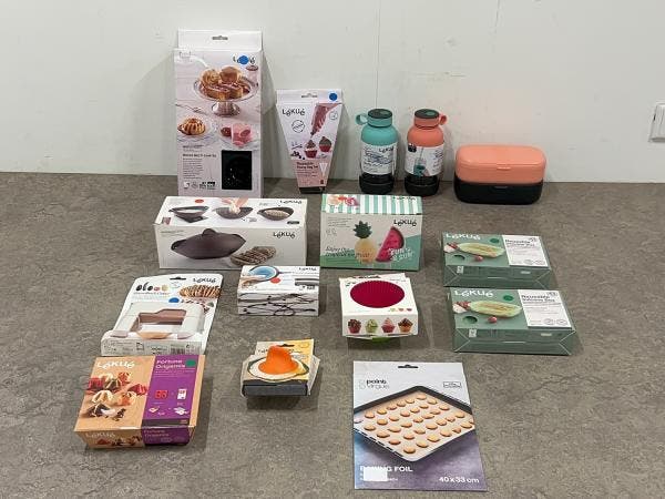 Veiling - Lékué keukenaccessoires set 15-delig, Maison & Meubles, Cuisine | Ustensiles de cuisine