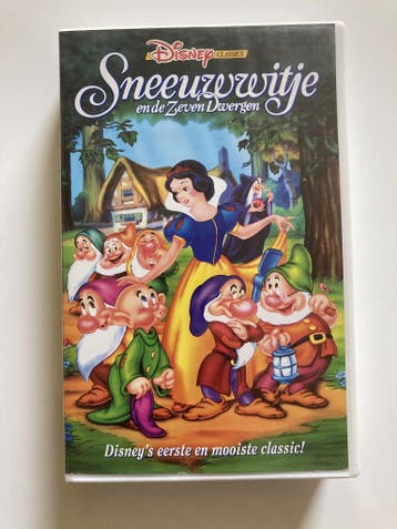SNEEUWWITJE EN DE ZEVEN DWERGEN (VHS), Cd's en Dvd's, Gebruikt