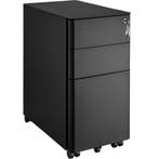 tectake Archiefkast Parvus, 2 lades, 1 hangmappenkast - zwar, Verzenden