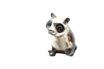 Figuur - Miniature panda - .925 zilver