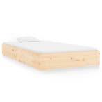 Bedframe 90x200 massief hout | Retour deal | 41% korting, Huis en Inrichting, Slaapkamer | Bedden, 90 cm, Verzenden, Modern/Rustiek