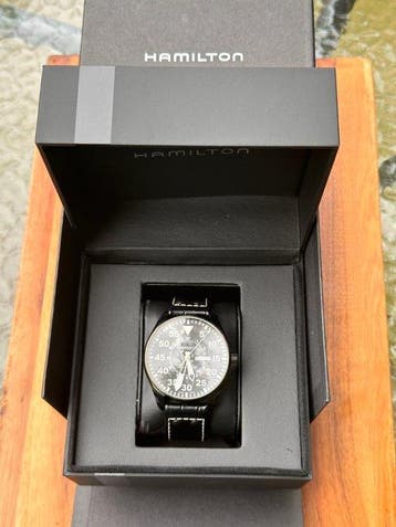 Hamilton - Khaki Pilot Day Date - H647850 - Homme -, Nieuw