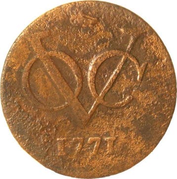 VOC - West-Friesland. 1 Duit 1771 t/m 1792 (9 verschillende)
