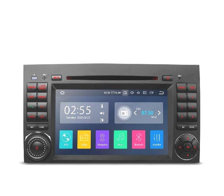 Autoradio Gps Android 10 16Gb Pour Mercedes A 04-12 B 05-11, Auto diversen, Autonavigatie, Verzenden