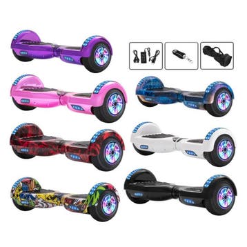 Elektrisch E-Scooter Hoverboard met Bluetooth Speaker - 6.5, Fietsen en Brommers, Verzenden, Nieuw, Stuff Certified®