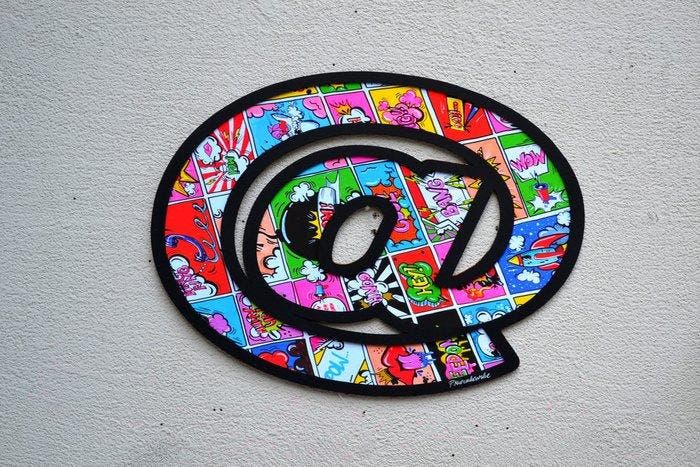 Patrycja Mroczkowska - „@ Pop-Art” 3D Pop Art XL, Antiek en Kunst, Kunst | Designobjecten