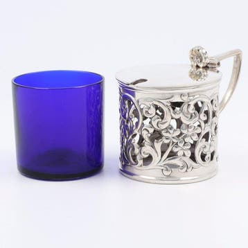 William Hutton & Sons (Londen, 1898). - Pot - .925 zilver