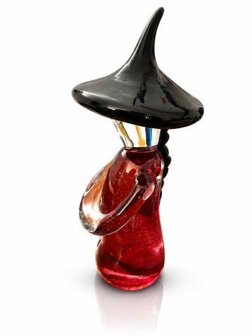 Murano - Archimede Seguso - Statuette, Homme Chinois - 19 cm, Antiquités & Art