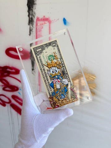 Alan Stefanov (1999) - King of Fortune 1 dollar bill - NO, Antiek en Kunst