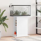 vidaXL Aquariumstandaard Wit 75x36x72,5 cm Bewerkt Hout, Verzenden
