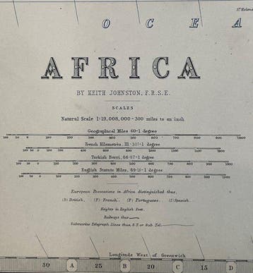 Afrique - Continent africain en 1884 — à lorée de la ruée, Nieuw