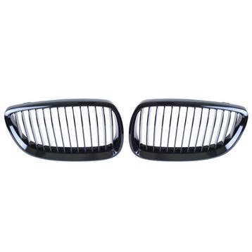 Grillen set | Nieren | geschikt voor BMW E92/E93 06-10 zwart, Verzenden, Nieuw, BMW