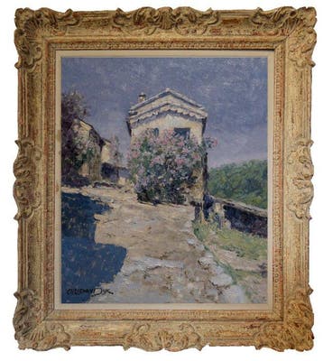 Chris van Dijk (1952) Impressionist -  Hameau