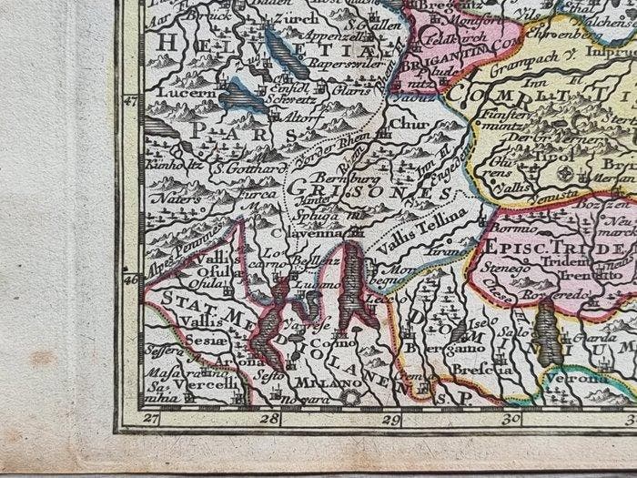 . - Oostenrijk, Slovenië, Zwitserland, Italië, Tirol,, Boeken, Atlassen en Landkaarten