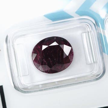 Zonder minimumprijs - 1 pcs Rood Robijn - 5.29 ct -, Handtassen en Accessoires, Nieuw