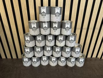 Veiling - 48x Moodpaints Krijtverf Stony Grey 100ML, Doe-het-zelf en Bouw, Verf, Beits en Lak, Nieuw