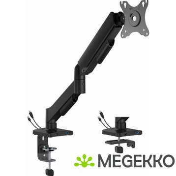 Gembird MA-DA1U-01 32  monitor arm met usb poorten, Verzenden