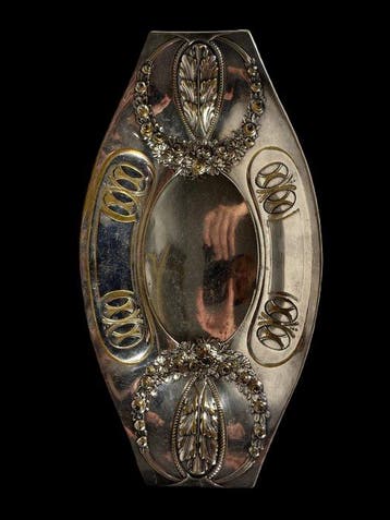 Corbeille à pain - Plaqué(e) argent - Art nouveau