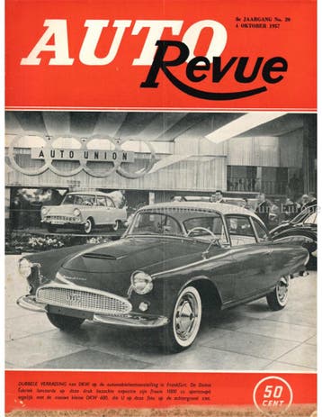 1957 AUTO REVUE MAGAZINE 20 NEDERLANDS, Ophalen of Verzenden