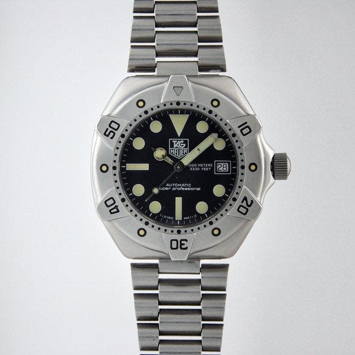 TAG Heuer - Super Professional - Diver 1000M - WS2110-2 -, Bijoux, Sacs & Beauté, Montres | Anciennes | Antiquités