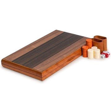 Jeu de société - Backgammon set - Bois