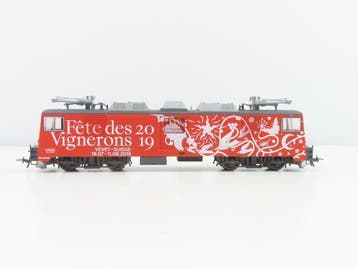 Bemo H0m - 1280 335 - Elektrische locomotief (1) - GDe 4/4, Nieuw