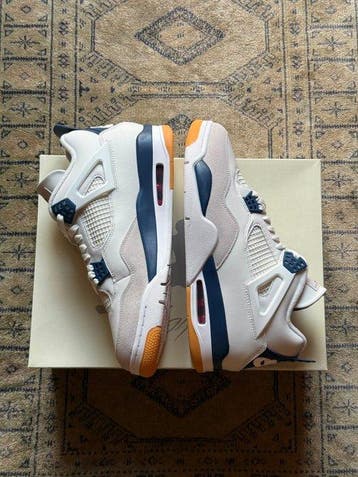 Nike SB - Air Jordan 4, Navy / Blue - Sneakers - Maat: EU 46