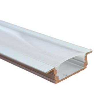 LED Strip Profiel Zilver - 1 Meter - Inbouw - Compleet met, Verzenden, Nieuw
