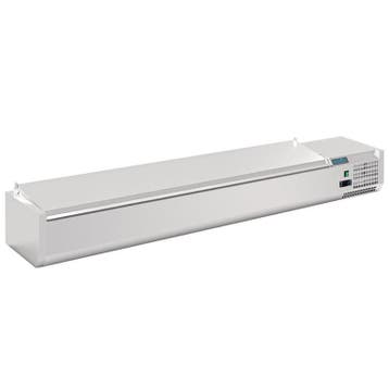 Opzetkoelvitrine | 10x 1/4 GN | +2°C/+8°C |, Verzenden
